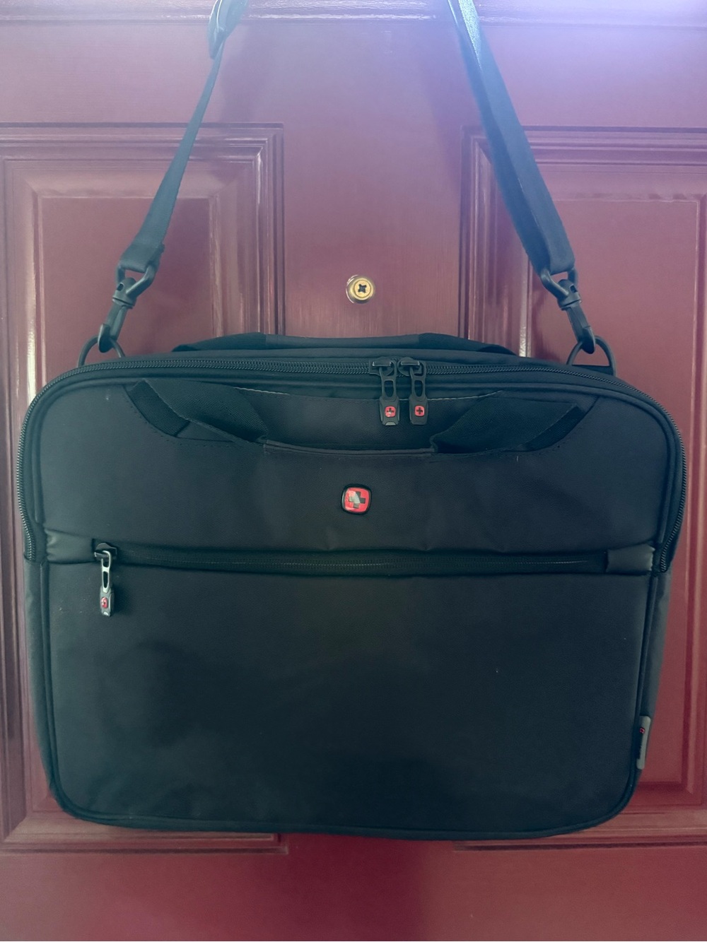 Wenger SwissGear Black Laptop Briefcase Shoulder Bag